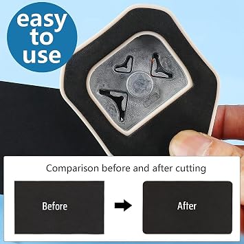 3Pcs Corner Rounder Paper Punch in 3 Styles Corner Punches for Paper Crafts, Card Making