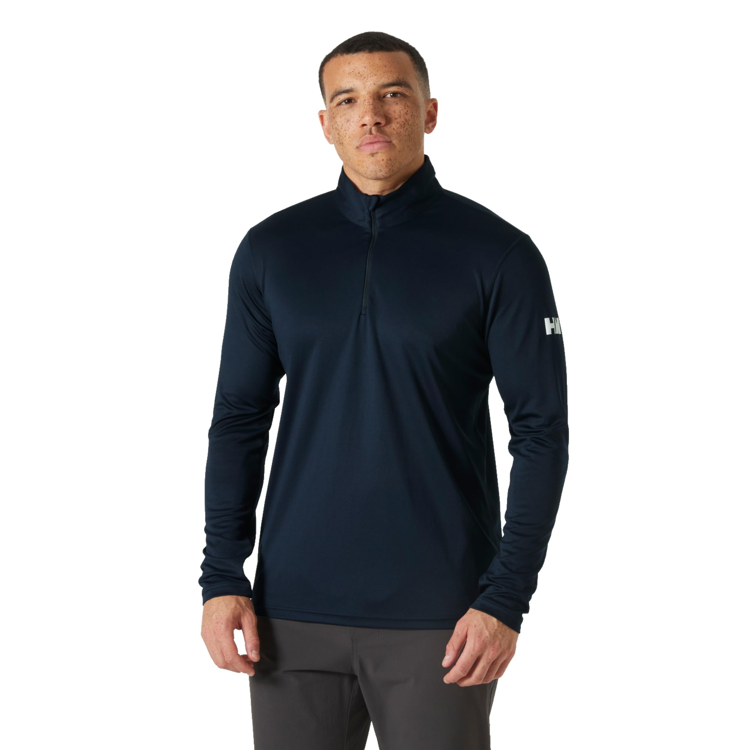 Helly Hansen Men's HH Tech ½ Zip 2.0, Navy, M