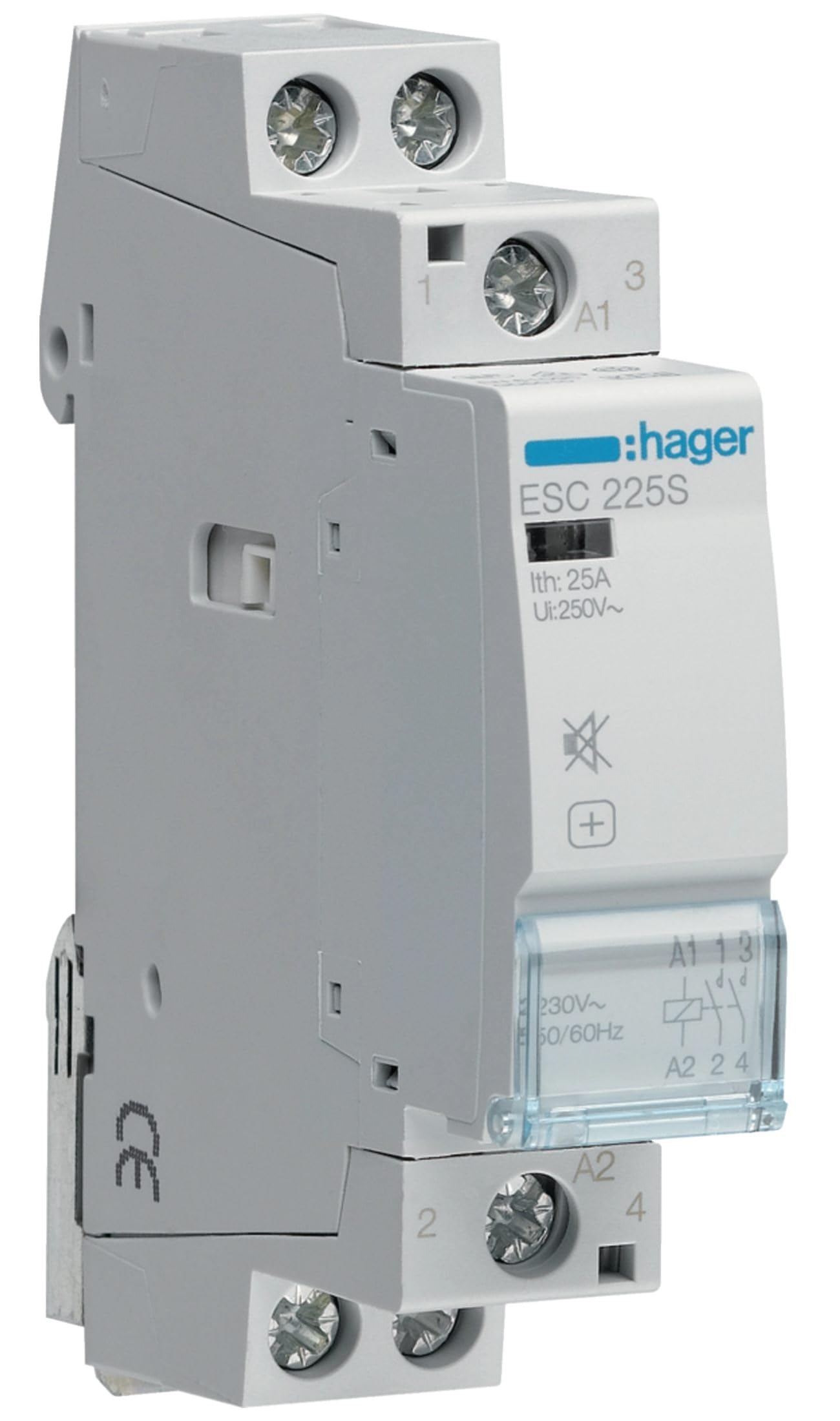 Contactor silencioso, 25A, 2NA, 230V