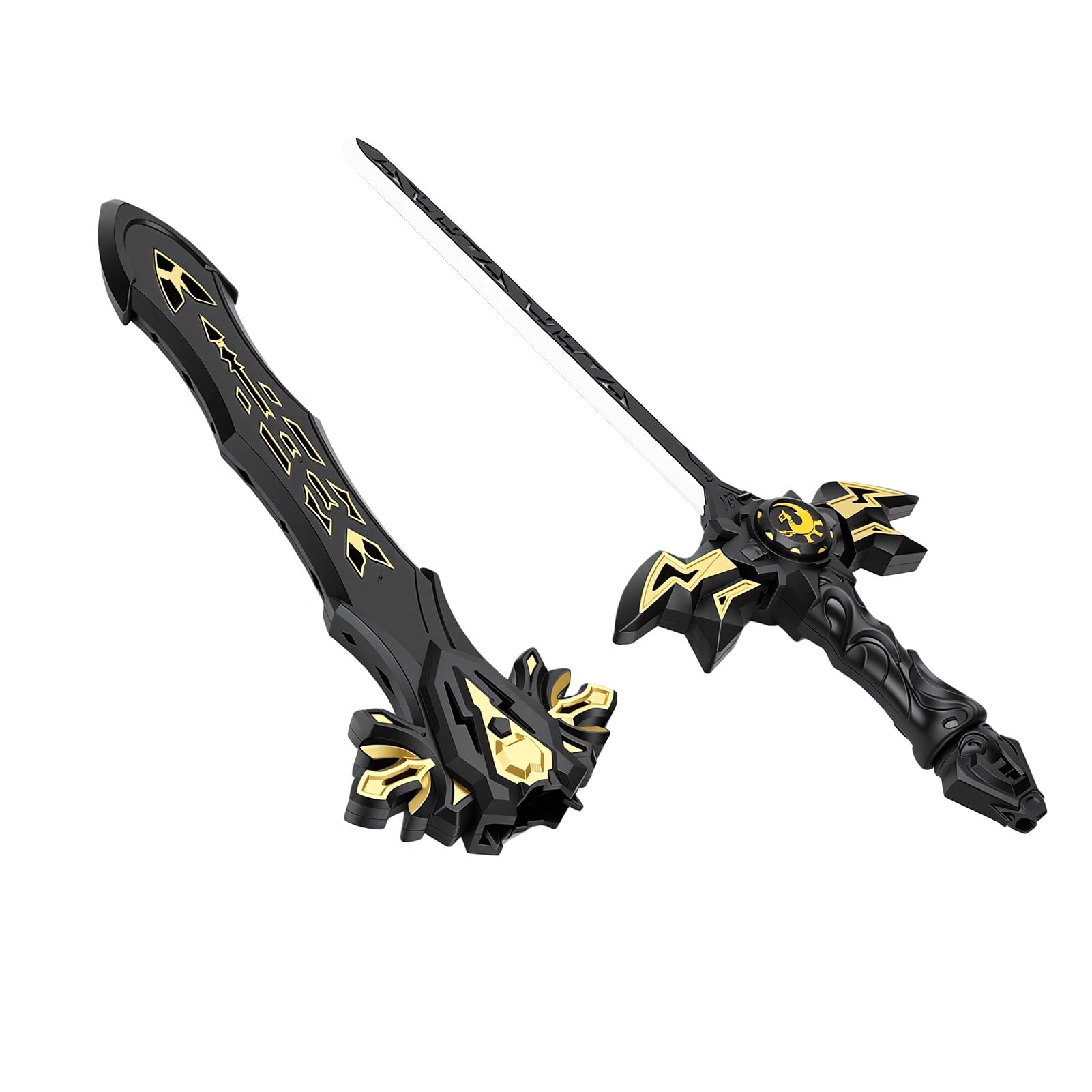 Spada Luminosa a LED con Effetti Multicolori e Suono per Giochi D'azione - Materiale ABS Resistente - Perfetto per Bambini e Cosplay