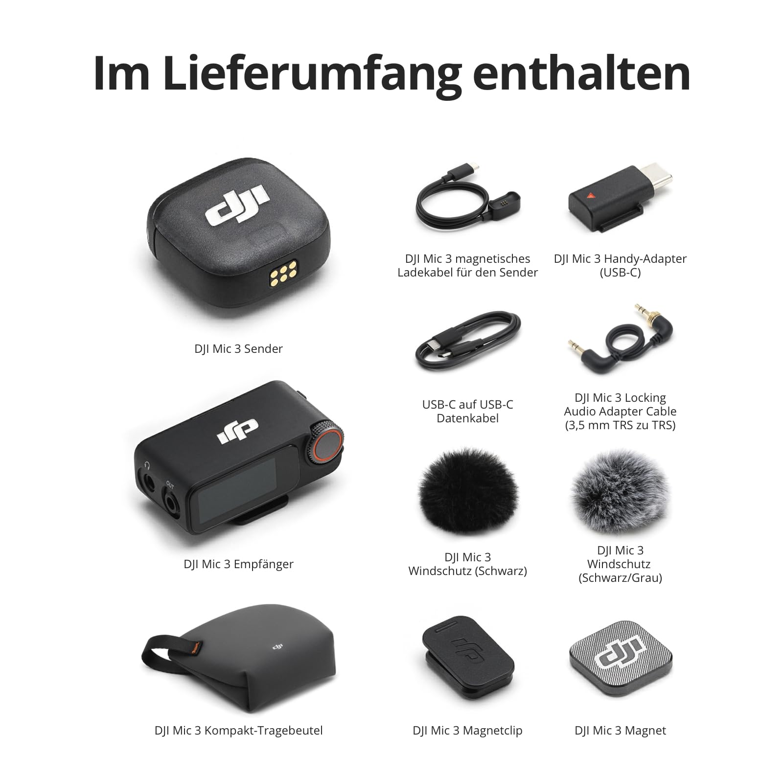 Dji Mic 3 (1 Sender + 1 Empfänger) – Bild 8