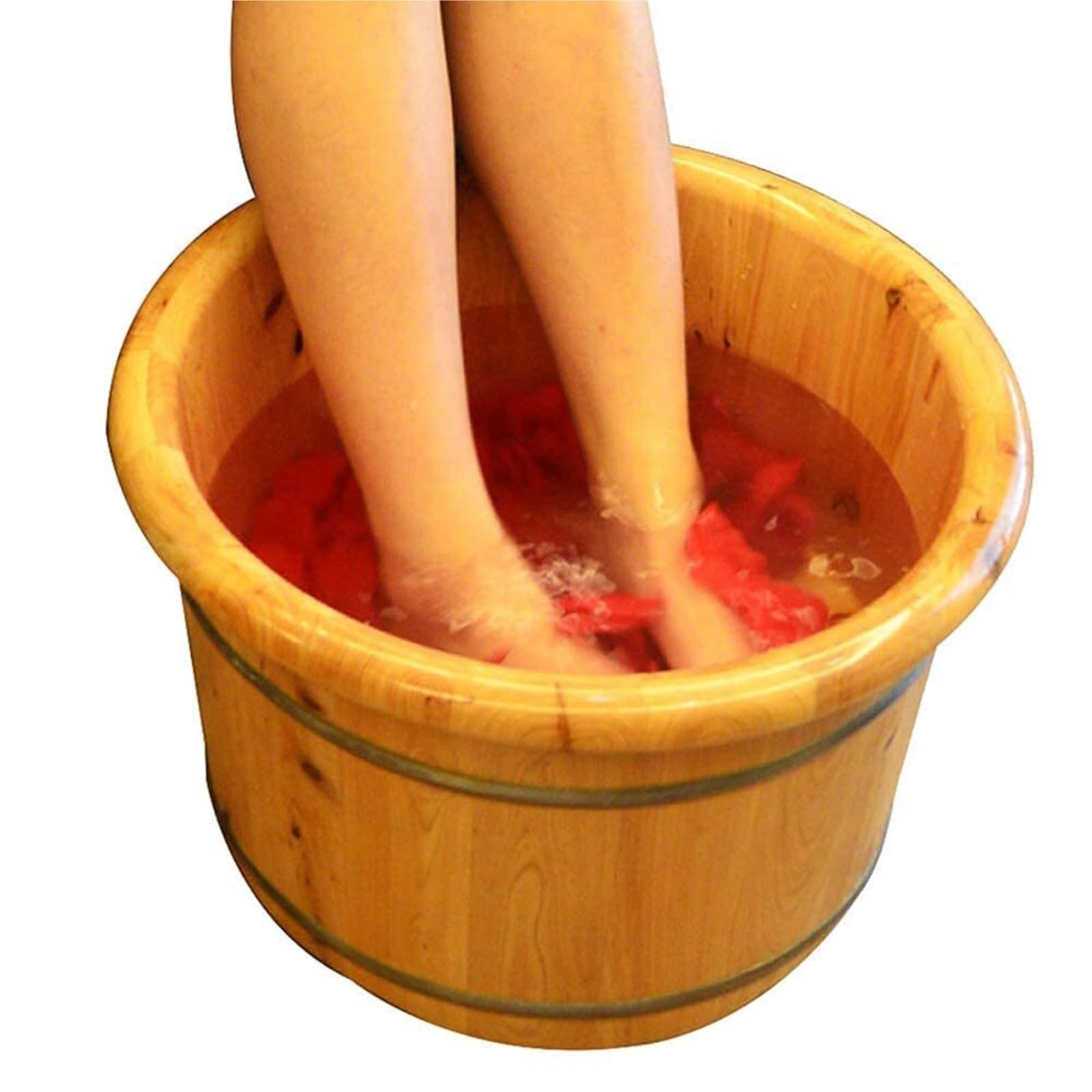 Fußbad Fussbad Fußwanne Holz Fußbad Eimer Pediküre Becken Natürliche Holz Fuß Barrel Becken Wanne Fuß Waschen Holz Barrel Fußbadewanne
