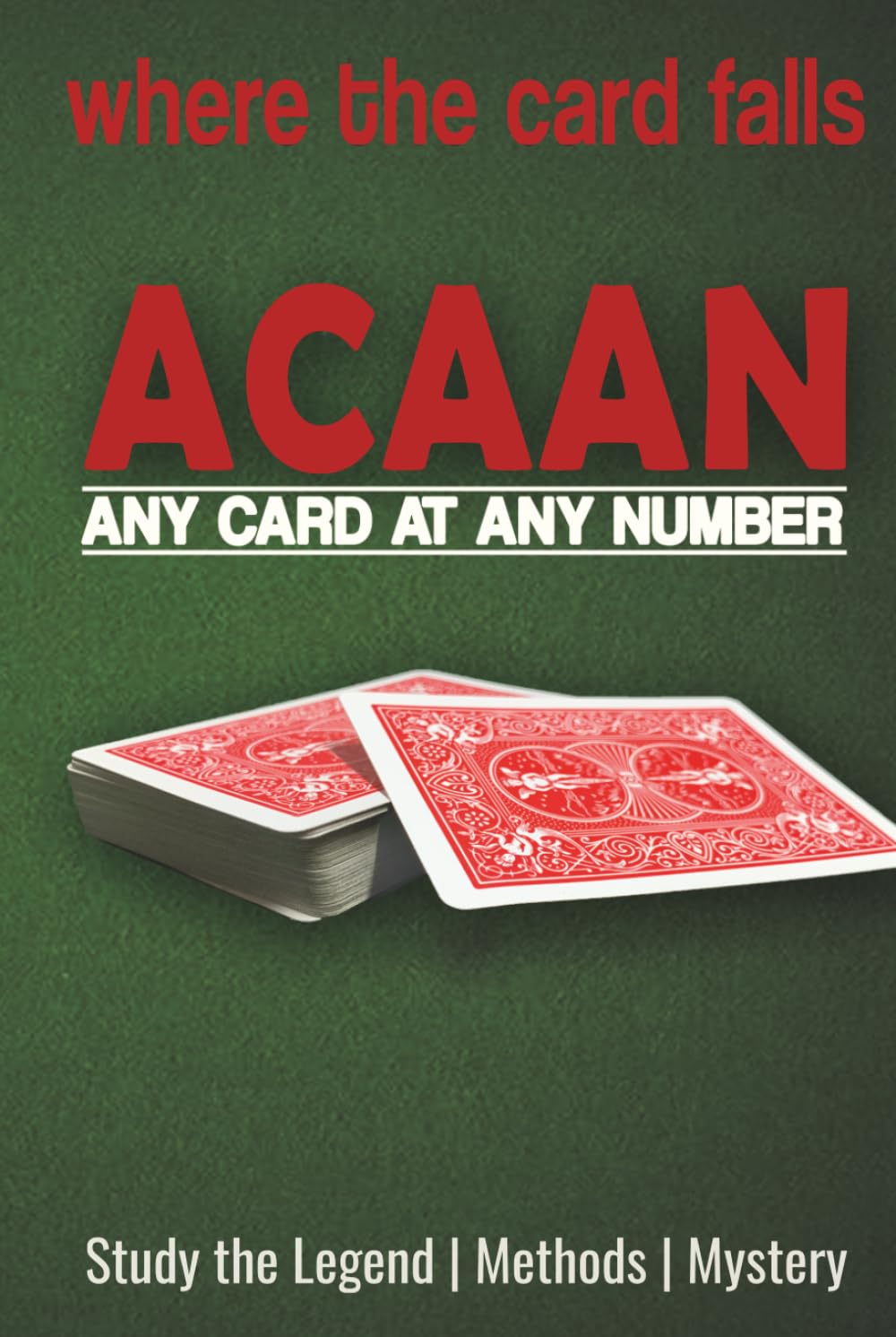 ACAAN Classic Card Magic le livre de magie d'illusionnisme Where the Card Falls