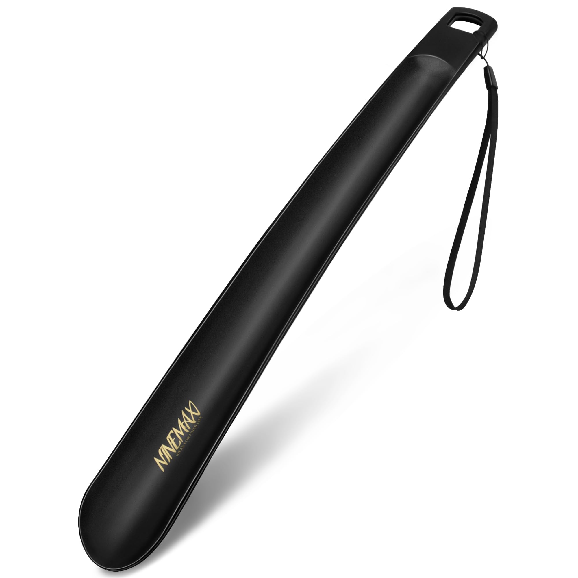 Shoe Horn Long Handle 41 CM Plastic Shoehorn - Long Shoe Horns Travel Shoe Lifter Portable Shoe Stick Spoon Wear Shoes Helper with Hook for Men Women Seniors بوق حذاء