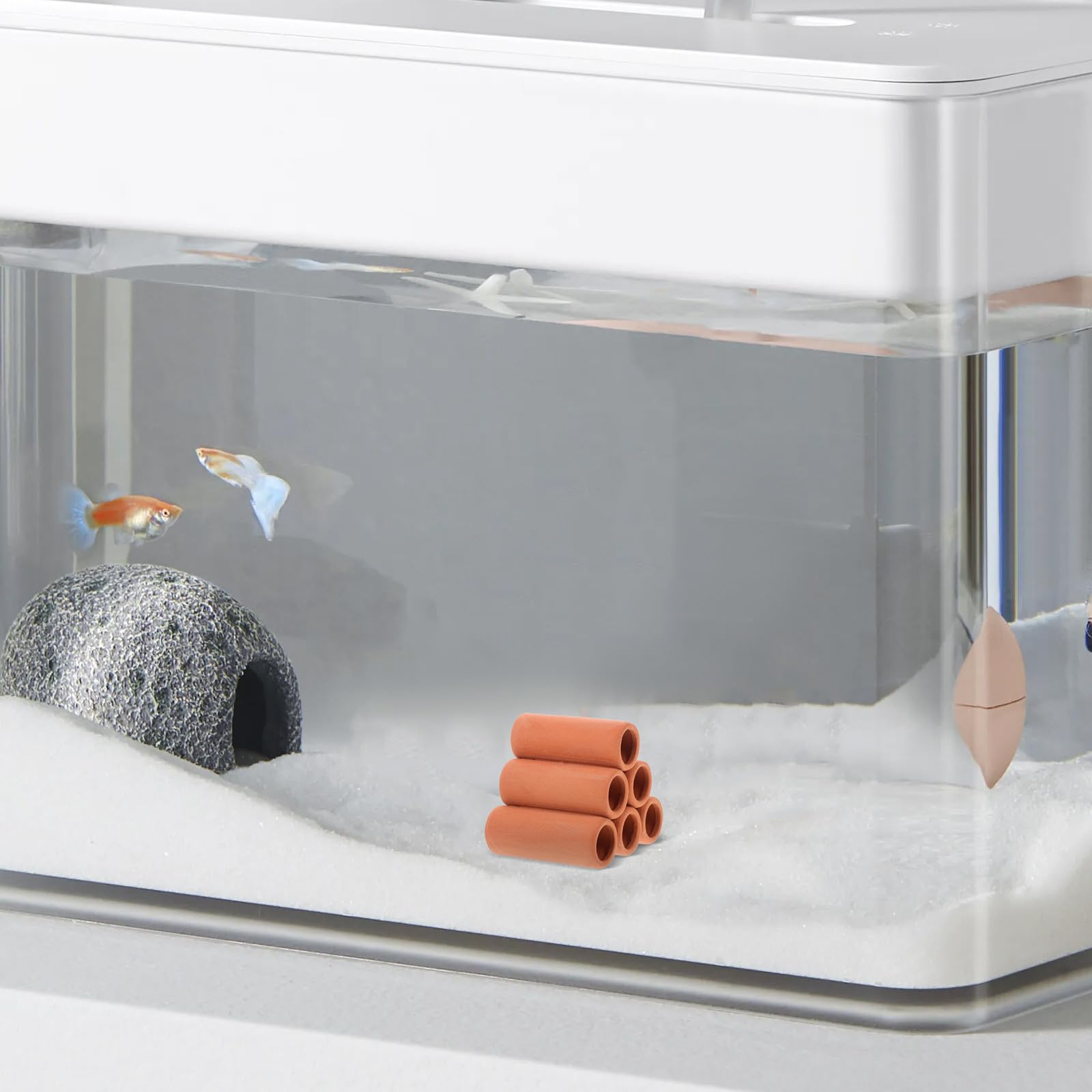 Operitacx 4 Sets Keramik Aquariumhöhle als Versteck und Brutplatz für