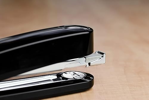 Vista 2 de Novus - Engrapadora ejecutiva B5, capacidad de 40 hojas, ingeniería alemana, grapa, pasador, tachuela, accionamiento de acero, negro (020-1273)