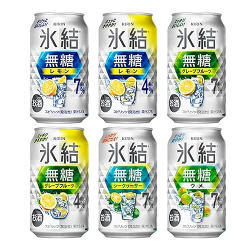 1351.氷結無糖6種バラエティセット 350ml×24本(6種×4本)|チューハイ 缶チューハイ 酎ハイ お酒 詰め合わせ 詰合わせ アソート 飲み比べ キリン 氷結 酒 アルコール 缶