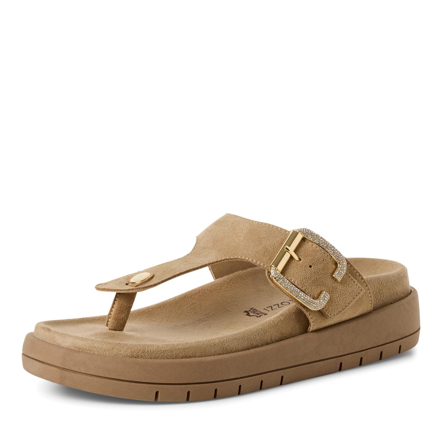 MARCO TOZZI Women's 2-27581-44 Toe Separator Sandals, Dune, 8.5 UK