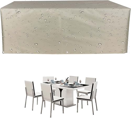 Miniatura 13 de Fundas negras para muebles de patio, 28 x 28 x 28 pulgadas, cubierta para muebles de exterior, impermeable, a prueba de polvo, rectangular, 420D