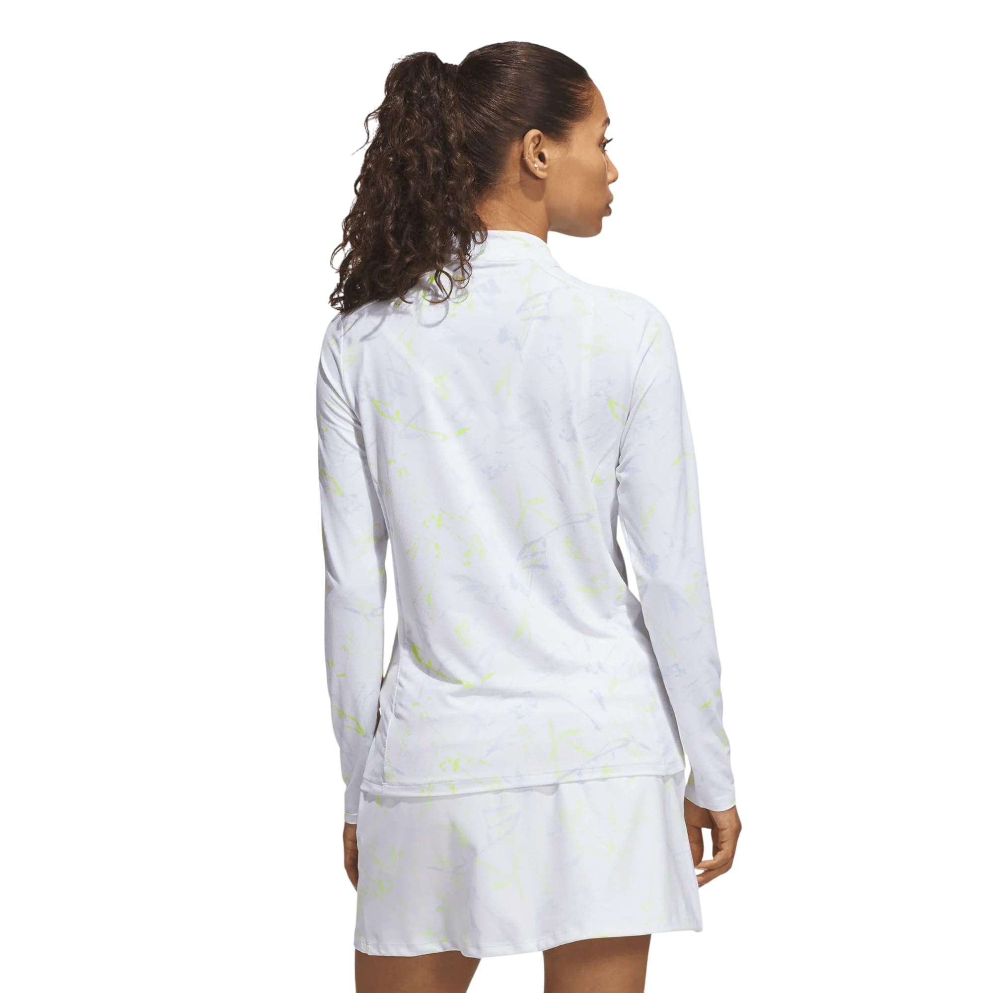 adidas Ult365 Cool Feeling Printed QZ, Sudadera de Golf con Cremallera Mujer