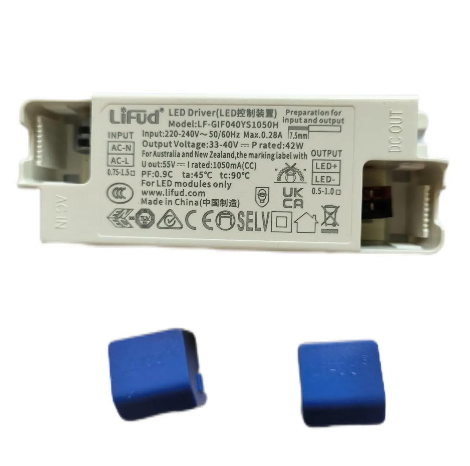FCARUMIQP Panel Light Flicker Free LED Driver 30-40V 800mA 900mA 950mA 1000mA 1050mA 1200mA 1300mA 1400mA 1500mA Power Supply(Lf-gif040ys1050h)