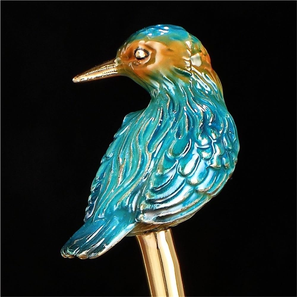 Estatua de Mesa Personalized Light Luxury Copper Decorative Ornaments Lotus Leaf and Bird Shape Crafts Estatua de Decoración