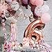 Juland Rose Gold Number Balloons Large Foil Mylar Balloons 40 Inch Giant Jumbo Number Balloons for Birthday Party Decorations 16
