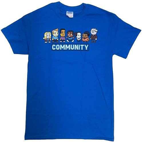 Community - 8 Bit T-Shirt Size L
