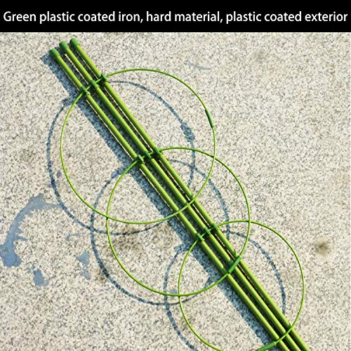 image for SETROVIC 90” Plant Support Cages with 3 Adjustable Rings, Growth Cag