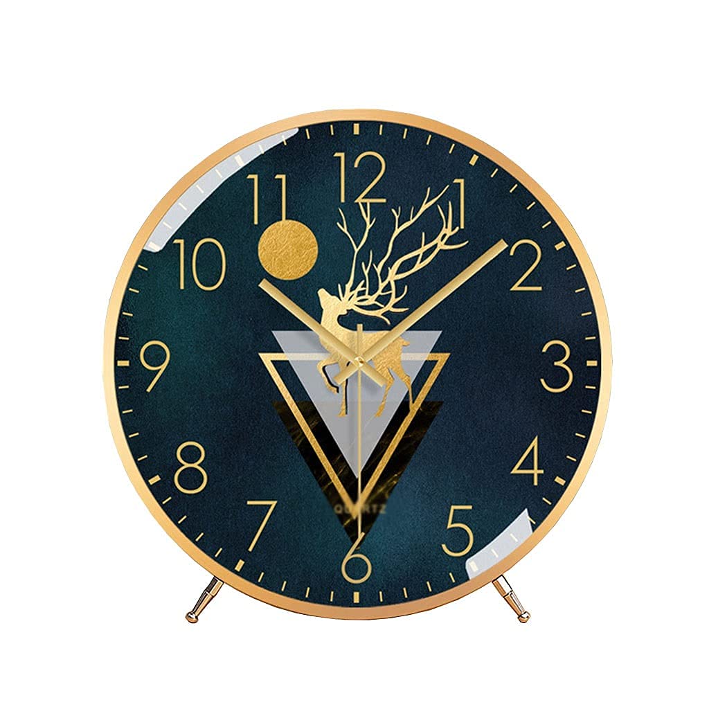 Reloj de escritorio para el hogar y mesita de noche en dormitorios elegantes