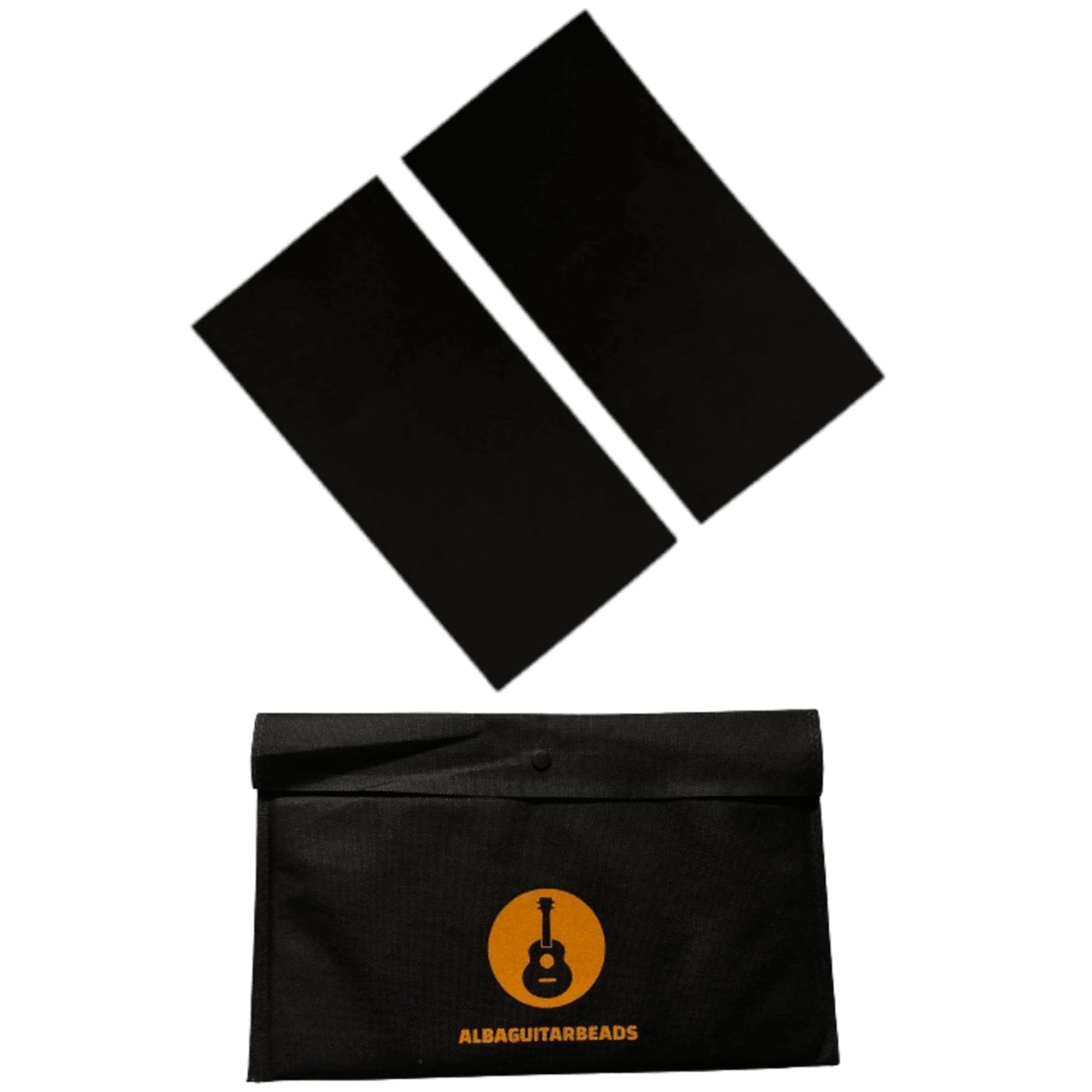 Alba GB Grip Antidérapant en Néoprène pour Guitare Classique, Noir, Grande Taille