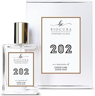BIOCURA BC Perfume 202 Inspired by Good Girl Gone Bad For Women Replica Fragrance Dupes Eau de Parfum Spray Bottle 1.7 Fl Oz/50ml-X1