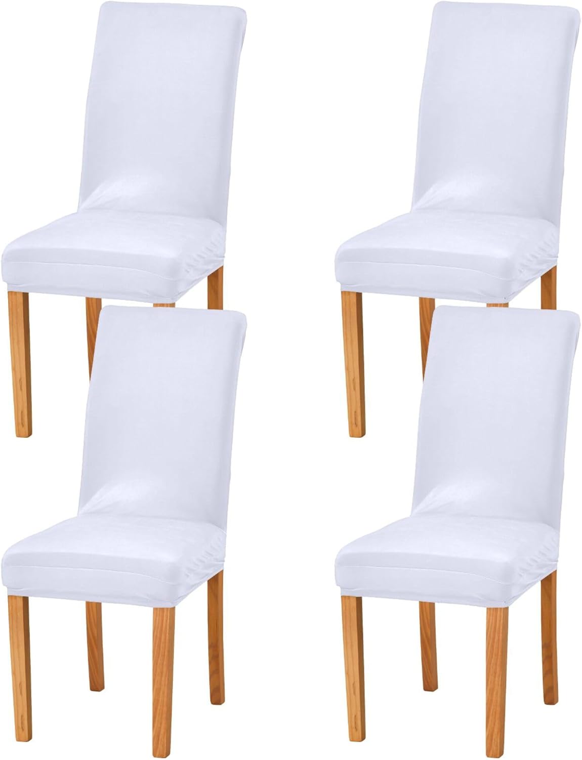 Lavender Dining Room Chair Covers Set of 4,Removable Washable Kitchen Chair Slipcovers for Dining Room,Hotel,Ceremony,Christmas Decoration/Home Decor Seat Cover