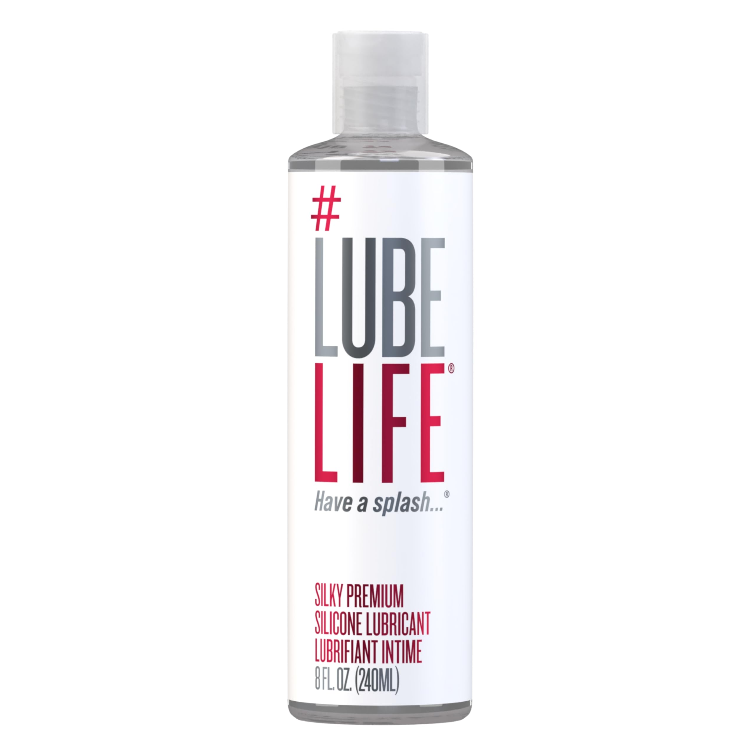 LubeLife Silky Premium Silicone Lubricant Extra Cushiony Silky Smooth Luxe Formula for Women Men and Couples Unscented Non-Sticky
