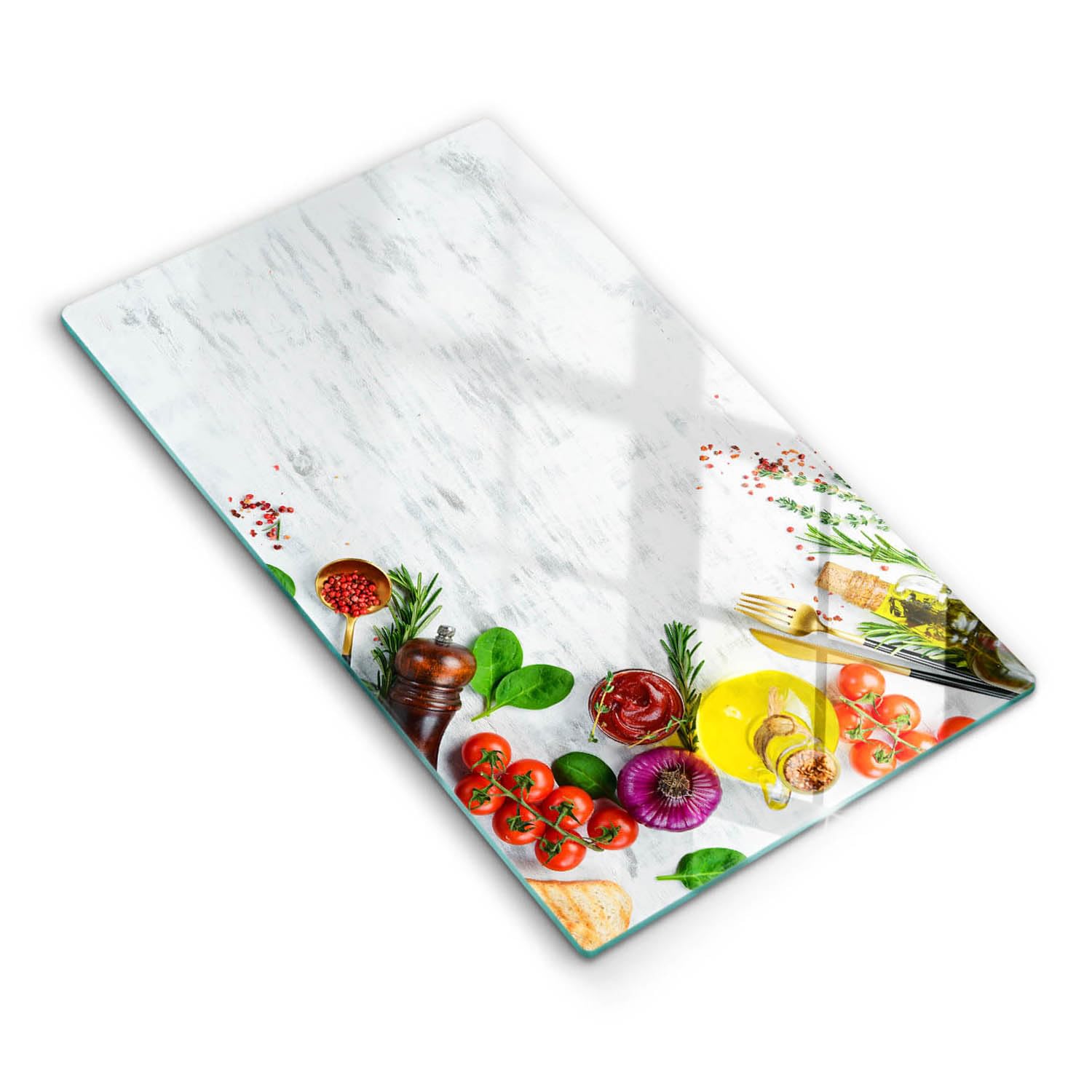 Protection plaque cuisson induction Wallfluent contre les rayures avec planche 30x52cm