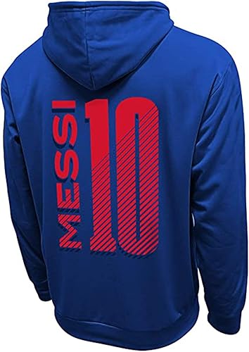 Miniatura 8 de Icon Sports Sudadera con capucha para hombre, con licencia oficial de la UEFA Soccer Athletic Casual Sudadera de fútbol Champions League, Multi