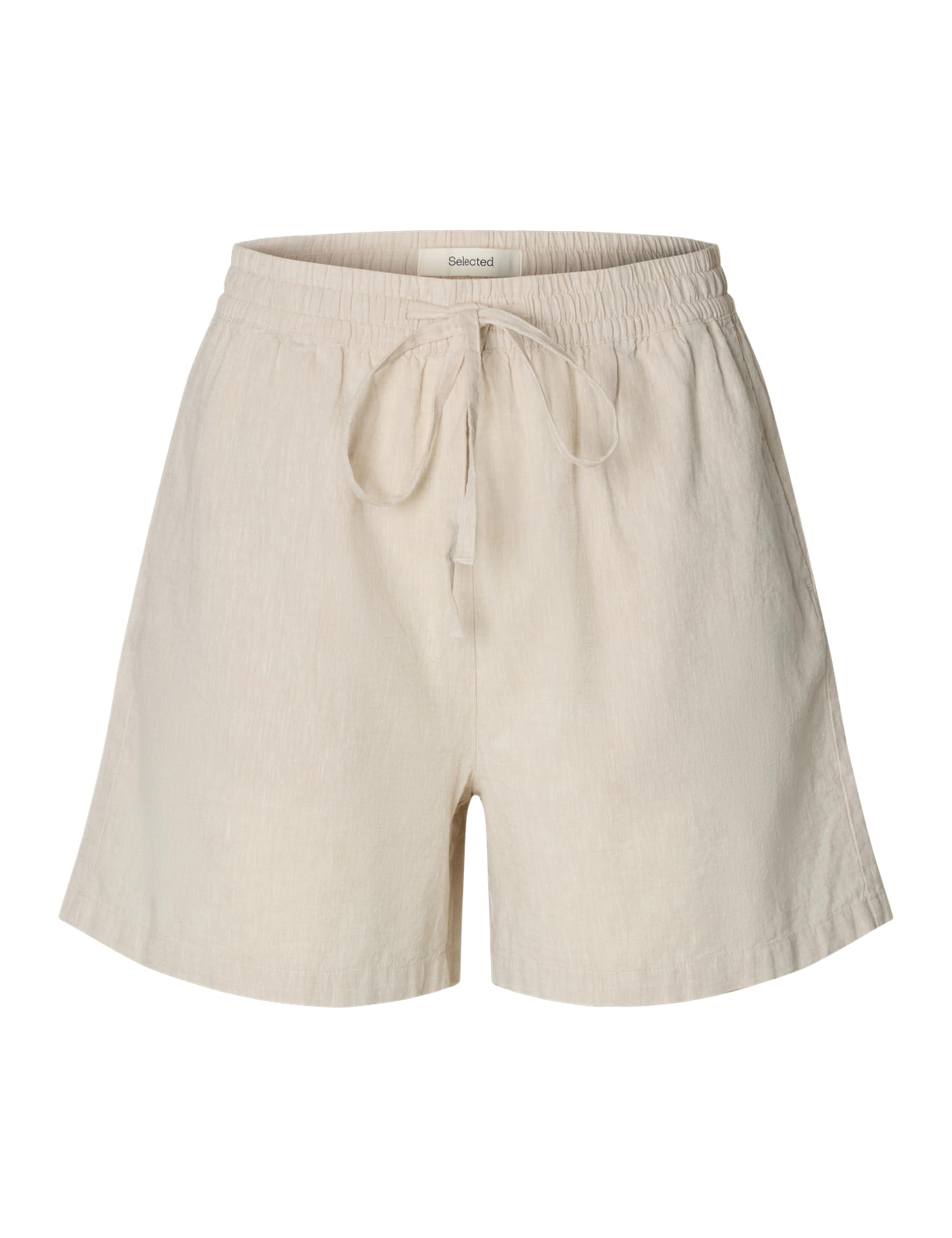 Slfluisa Linnie Linen Blend Short Noos Femme