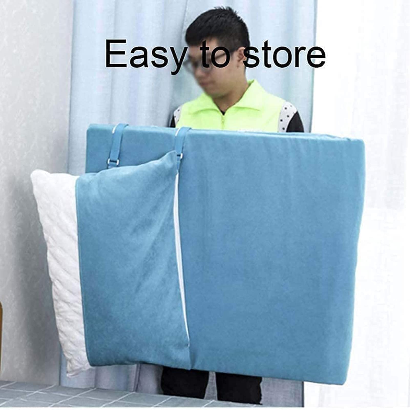 Soporte de espalda ajustable para sentarse o reclinarse en la cama, silla o sofá, ideal para mayor comodidad y asistencia postural