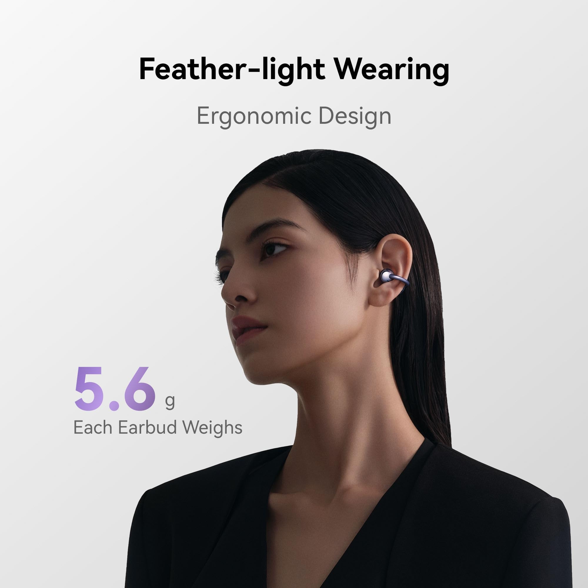 Huawei FreeClip Wireless Earbuds - Open Ear Bluetooth Earphones 
