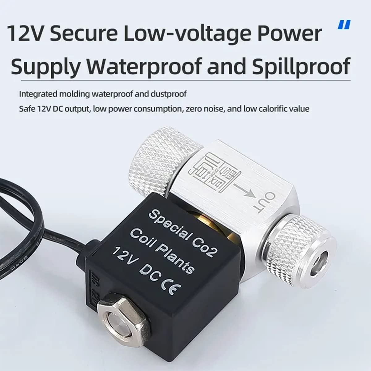 Elettrovalvola CO2 Per Acquario DC 12V - Regolatore Per Impianto Anidride Carbonica - Foto 4