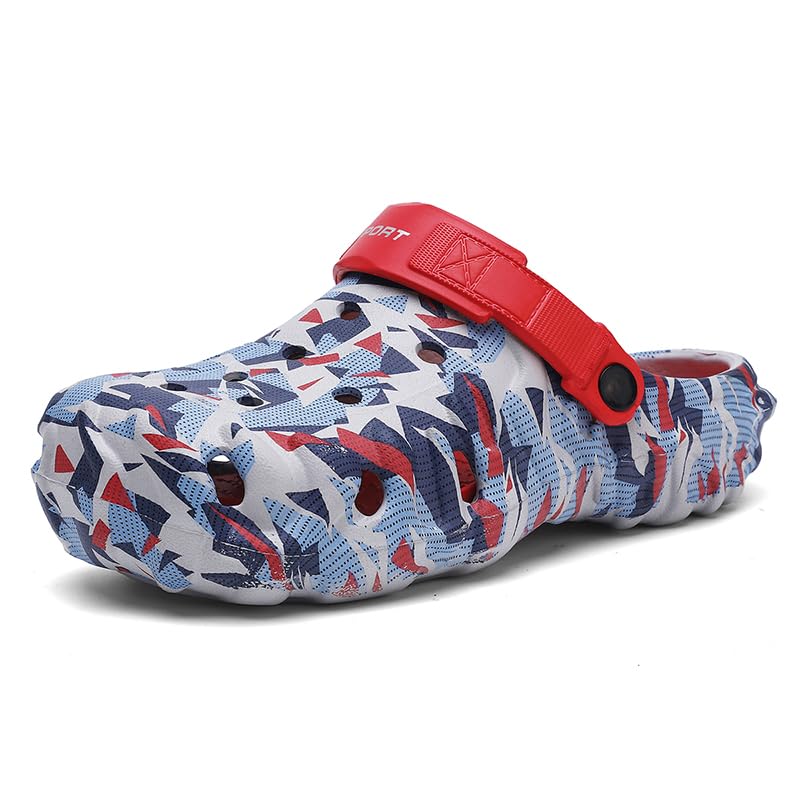 Image of Men's Summer Clog Garden Shoes Adult Outdoor Sports Walking Sandals Water Beach Shoes Casual Slippers Lightweight Breathable Cool Slippers Comfortable and Fashionable Suitable for Daily Wear