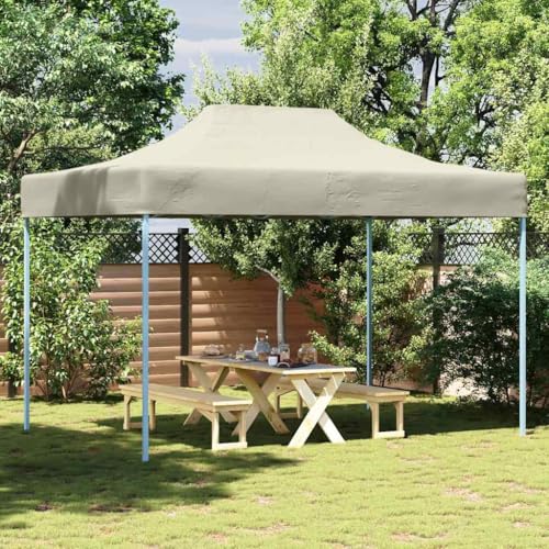 Nqyjm Carpa Plegable Profesional Acero Color Crema 3x4 m pergolas de Jardin,Carpas para Exteriores para Reception,Fiesta,Camping,Festival,Cerveza