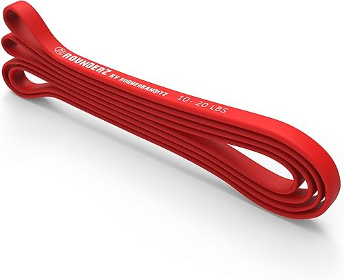 Rubberbanditz Banda de resistencia de borde redondeado Bandas de ejercicio compactas y ligeras Adecuado para todos los usuarios de niveles de