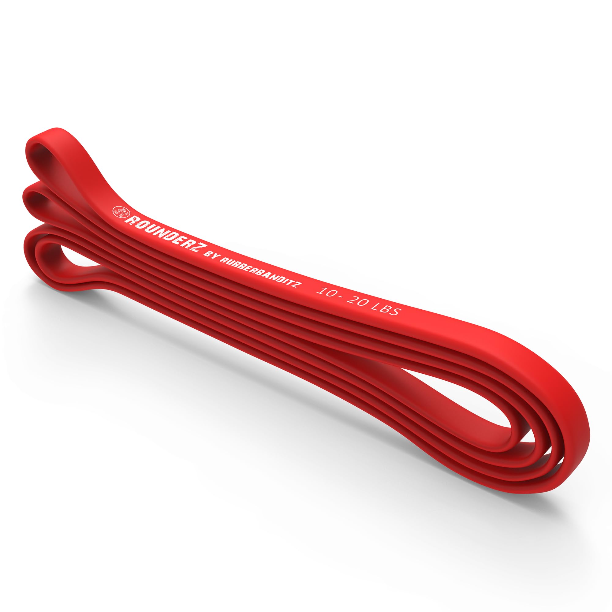 Rubberbanditz Rounded Edge Resistance Band | Compact and Light Weight Exercise Bands | Suitable for All Fitness Levels Users| Travel Friendly Resistance Bands for Working Out