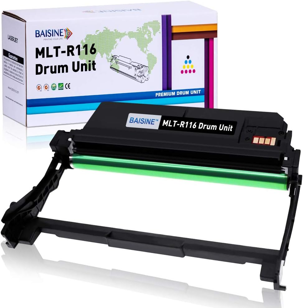 BAISINE Compatible for Samsung MLT-R116 MLTR116 SL-M2825DW Drum Unit for Xpress SL-M2835DW SL-M2825DW SL-M2885FW SL-M2875FD SL-M2625D SL-M2625 SL-M2875FW SL-M2825FD- 9,000 Pages (1 x MLT-R116 Drum)