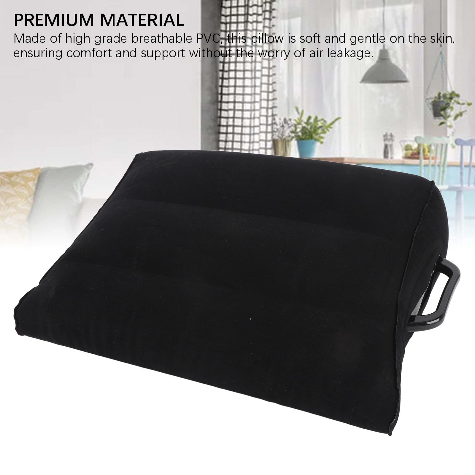 Amazon.com: FOSA Inflatable Wedge Pillow, Portable Soft Flocking