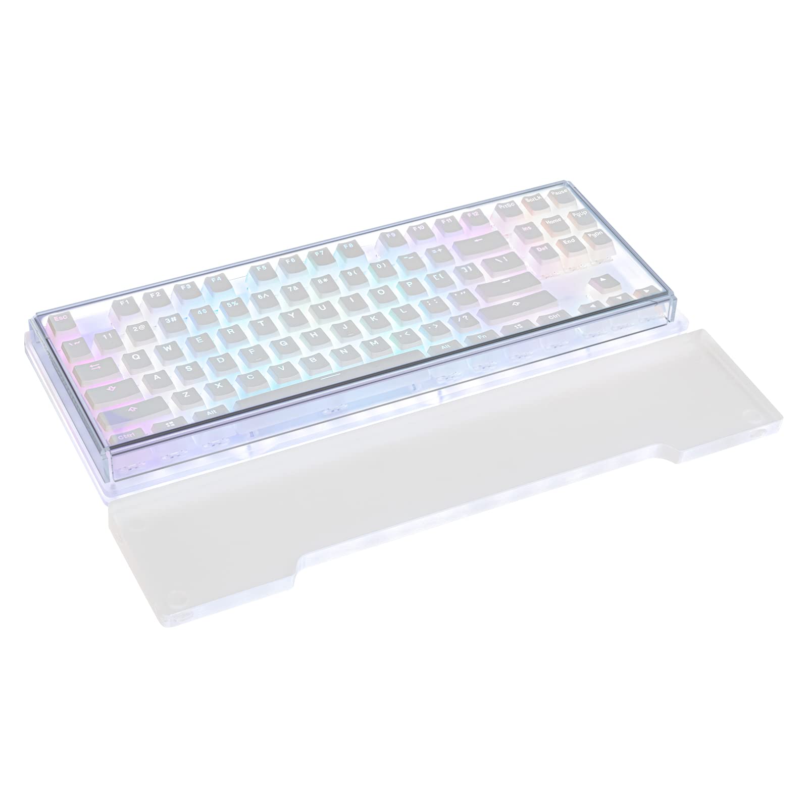 Geekria Acrylic TKL Keyboard Wrist Rest, for 80% Layout 87 Key Mechanical Gaming Keyboard.Ergonomic for Easy Typing Pain Relief Compatible with Razer TKL Keyboard, Logitech TKL Keyboard (Frosted) (B0BZR6J2H8) Amazon Price History, Amazon Price Tracker