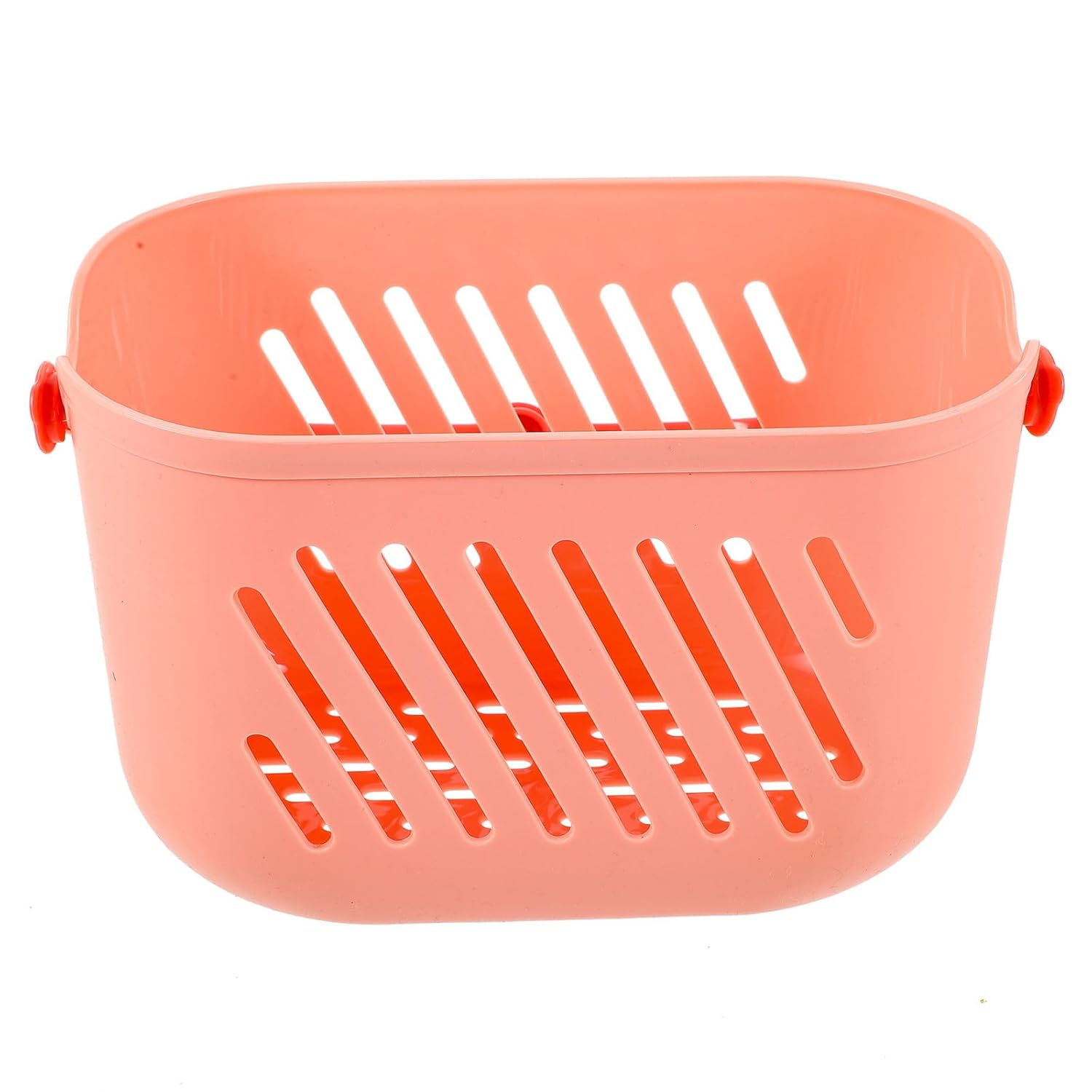 DOITOOL Hanging Bathroom Shower Caddy Basket Pink Plastic Shower Storage Organizer with Hook Portable Hanging Tote for Toiletries