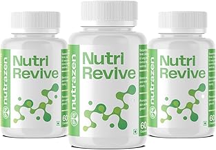 Nutrazen Nutrirevive - (PO3-180 Capsules) | Vitamins, Minerals, Trace Elements & Micronutrients | Dietary Supplement for Overall Wellbeing