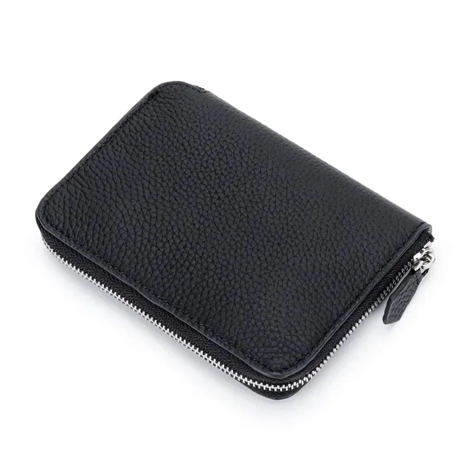 Porta Passaporto Portafogli di lusso in vera pelle for carte di credito da donna, porta monete e documenti, organizer da donna for il business(Black)