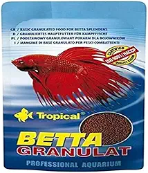 ZKMAGIC Ração Betta Granulat Sachê 5G Tropical Tropical Para Peixes