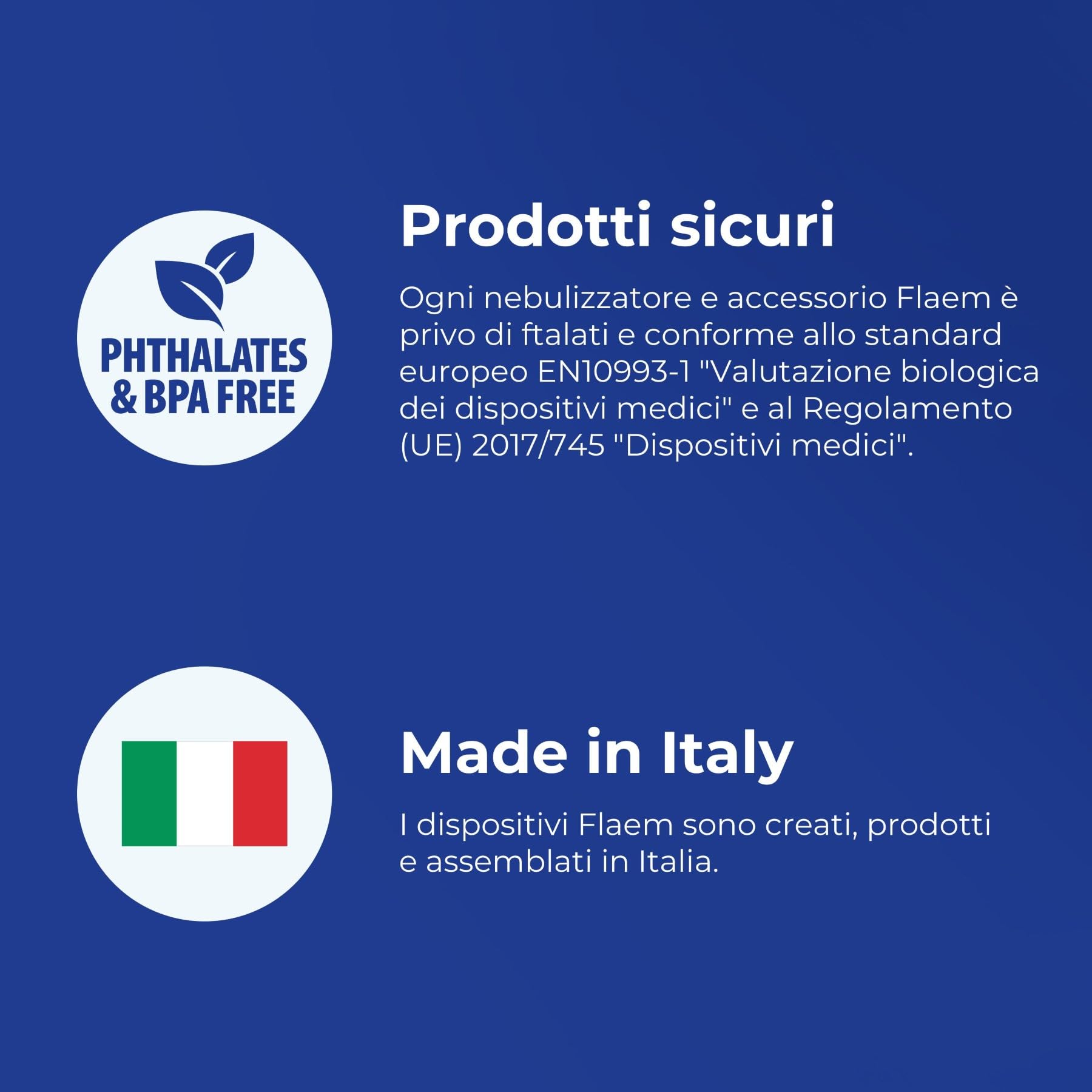 Flaem, Kit Completo Accessori Aerosol, Ampolla RF7 Dual Speed, Mascherina Adulto, Mascherina Pediatrica, Boccaglio, Elastico, Tubetto 1 Mt. Compatibile con Tutti gli Aerosol a Pistone Flaem
