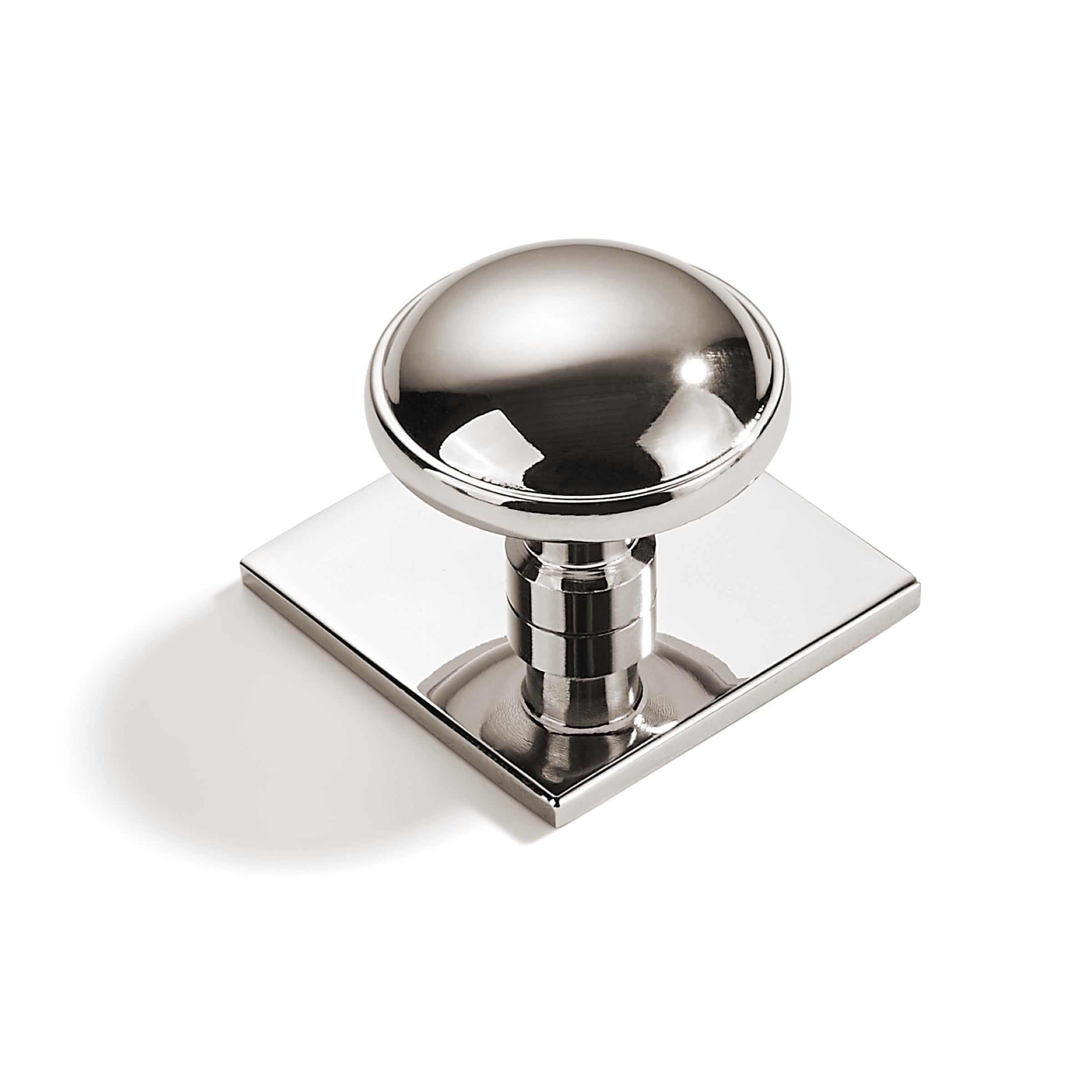 KHTUMEWARE 10-Pack Heavy Duty Solid 1-1/2 in Vintage Cabinet Knob With Backplate, Drawer Knobs With Back Plate, ideal for dressers and kitchen cabinets image