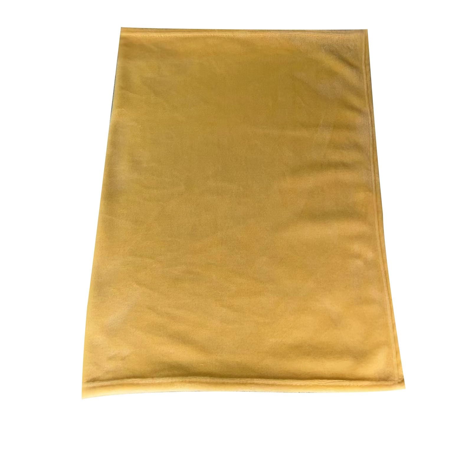 AnnSemo Sherpa Fluffy Blanket Throws Yellow - Thick Warm Blanket Soft Throw for Sofa Couch Bed,Stylish Throw Cozy, Warm, Lightweight Sherpa Fleece Blanket, 50x70cm