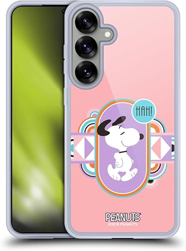 Miniatura 260 de Head Case Designs Funda de gel con licencia oficial de Peanuts Pastels Snoopy Deco Dreams [protección de grado militar] compatible con Samsung