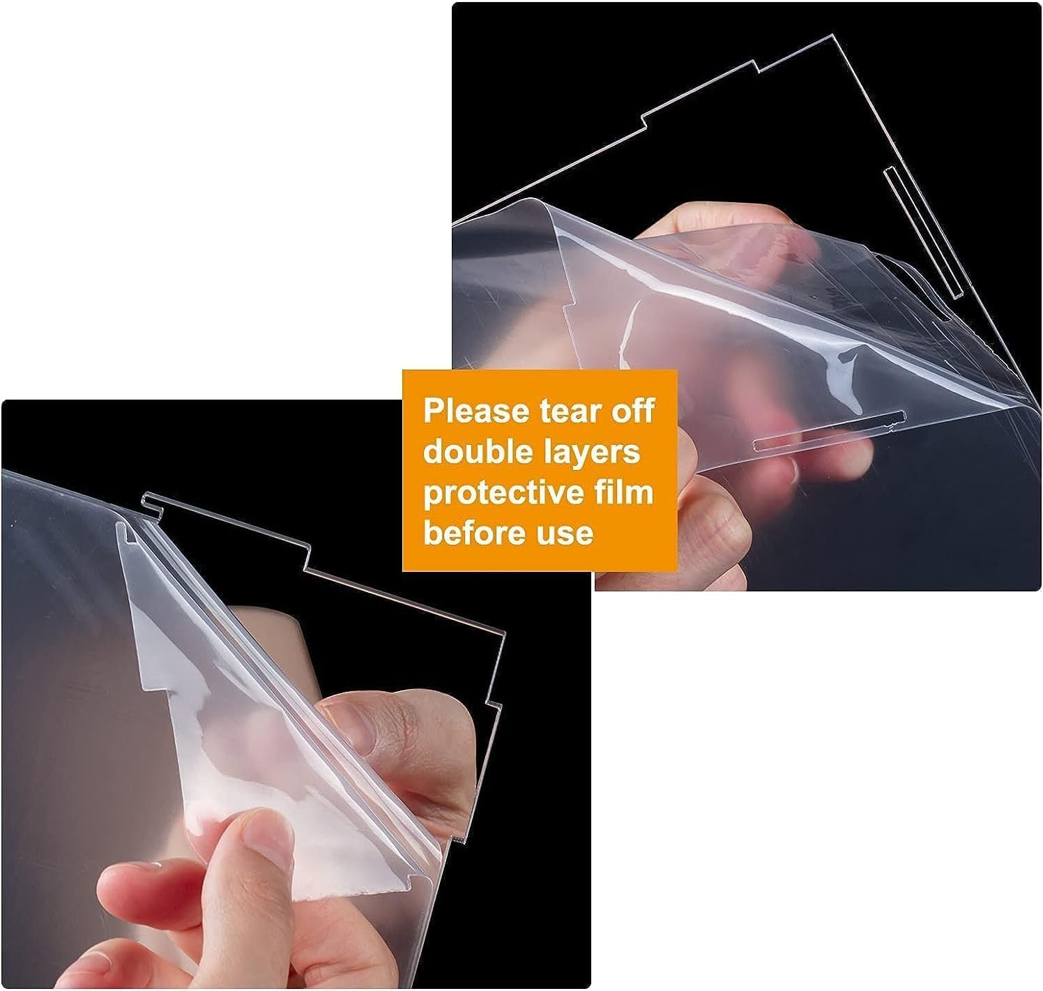 Acrylic Display Case Box, Stackable Protective Box, Cube Stand for Countertop, Clear Organizer for Collectibles, Models and Jewelry Storage, Assembly(LxWxH)30x30x30CM