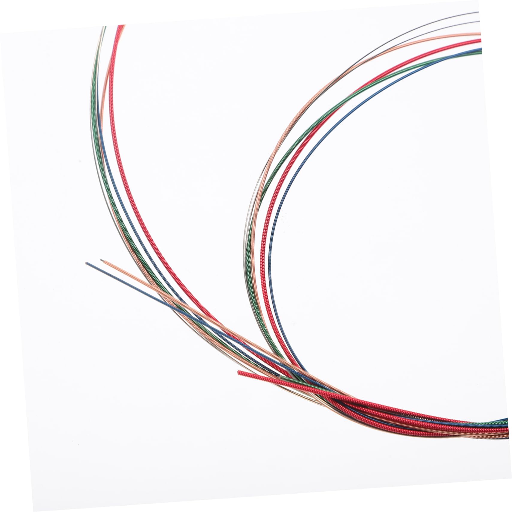 OFFSCH 6pcs Acoustic Guitar Replacement Strings Folk Guitar Strings Durable Versatile present