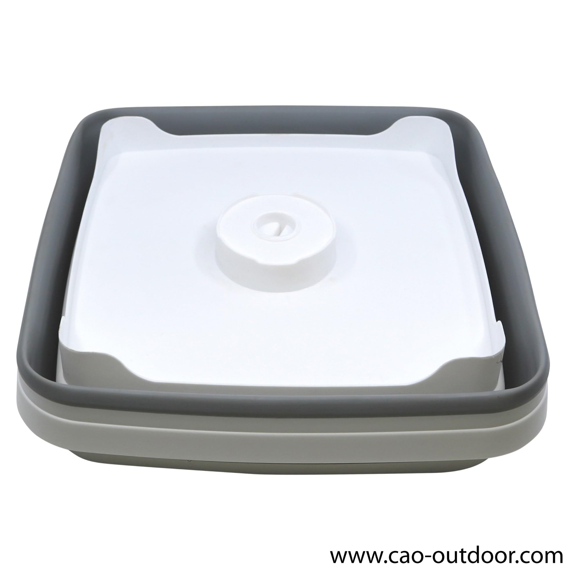 C.A.O. - Bassine rétractable 9 litres en Polypropylène/TPR - Longueur 32,5 cm - Largeur 38,5 cm - Hauteur 18 cm (dépliée) - 7 cm (pliée)