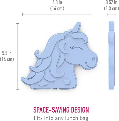 Vista 31 de Bentgo Buddies - Paquetes de hielo reutilizables con purpurina, bolsas de hielo delgadas para loncheras, bolsas de almuerzo y enfriadores, Glitter