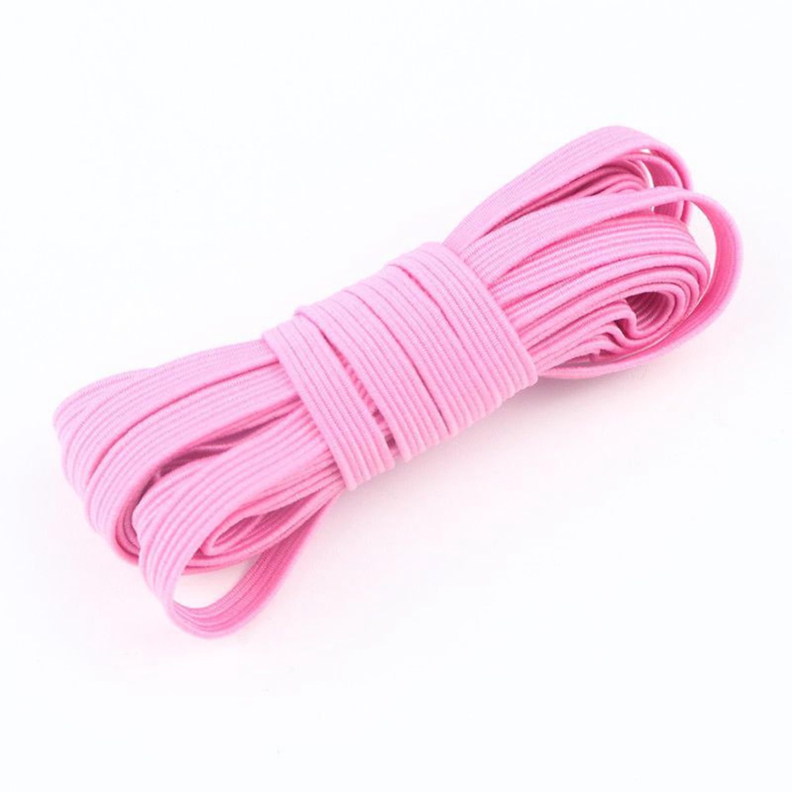 20 Metri di Fascia Elastica da 6mm, Colore per Cucire, Fascia Elastica in Poliestere, Accessori per Cucire, 6mm